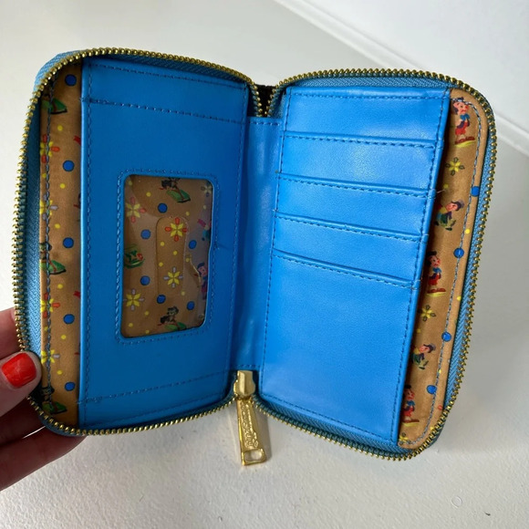 Loungefly Disney Pinocchio Zip Around Wallet - Picture 6 of 8